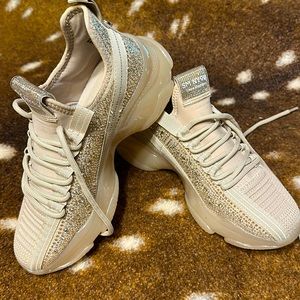 STEVE MADDEN GANZO-R Sneakers BLUSH MULT Size 8.0 NWOT/NWOB